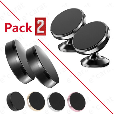 #ad 2 Pack Magnetic Car Dashboard Mount Holder Stand For Phone Samsung Galaxy iPhone $3.98
