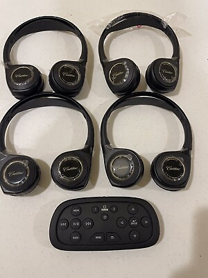 #ad 2016 Cadillac Escalade BluRay DVD Remote And Set Of 4 Wireless Headphones $375.00