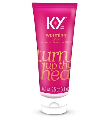 #ad K Y Brand Warming Jelly Personal Sensorial Lubricant Turn up the Heat 2.5 Oz $14.32