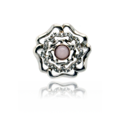 #ad Clogau Silver Ring Size P Opal Tudor Rose Floral Heraldic 9ct Gold Welsh GBP 67.50