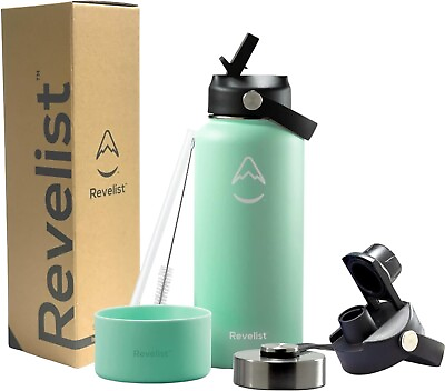 #ad Revilist Water Bottle 32oz Stainless Steel Wide Vacuum Insulated For Cold amp; Hot $35.95