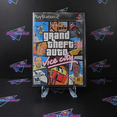#ad Grand Theft Auto Vice City PS2 PlayStation 2 Game amp; Case $15.95