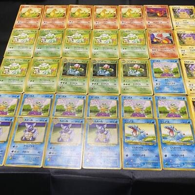 #ad Pokemon Japanese trading card lot Old Back Starters etc. 30 cards $118.80