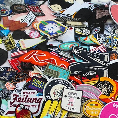 #ad Mixed Random Patches Clothing Badges Iron Embroidered Applique Sew On 200 Pcs $50.00