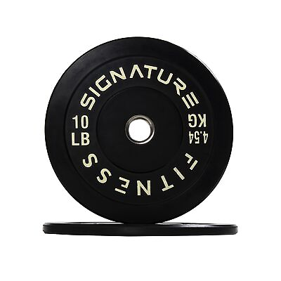 #ad 2quot; Olympic Bumper Plate Weight Plates with Steel Hub 10LB Pair Colored $69.12
