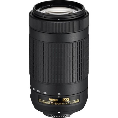 #ad Open Box Nikon AF P DX NIKKOR 70 300mm F 4.5 6.3 G ED Zoom F Mount Lens $220.00