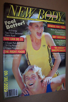 #ad May 1982 #x27;NEW BODY#x27; First Issue Vol.1 No.1 Fitness amp; Health $9.77