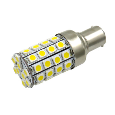 #ad 10x BA15S 1156 5W 49 5050 SMD LED Bulb AC DC12 24V High Bright Lamp Warm White $60.71
