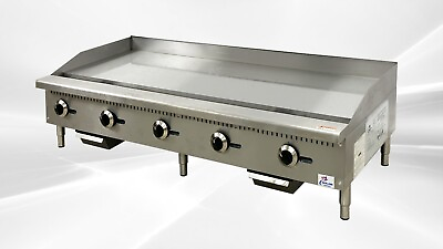 #ad NEW 60quot; Commercial Manual Griddle Gas Propane Flat Grill Stove Counter Top NSF $1530.35