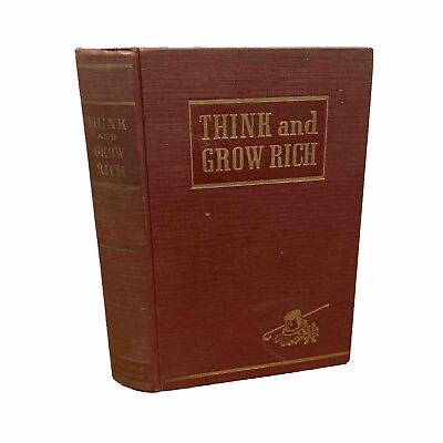 #ad RARE Think and Grow Rich by Napoleon Hill Hardback 1939 Edition 6th Printing $185.00