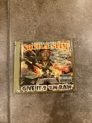 #ad Give It 2 #x27;Em Raw PA by Soulja Slim CD May 1998 No Limit Records $149.99