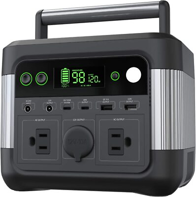 #ad 300W Fast Charging Portable Power Station 298Wh 80000Mah Solar Generator Camping $129.00