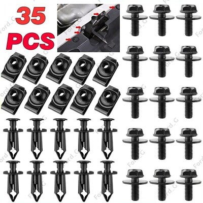#ad For Toyota Body Bolts amp; U nut Clips Engine Under Cover Splash Shield Guard NEW $5.99