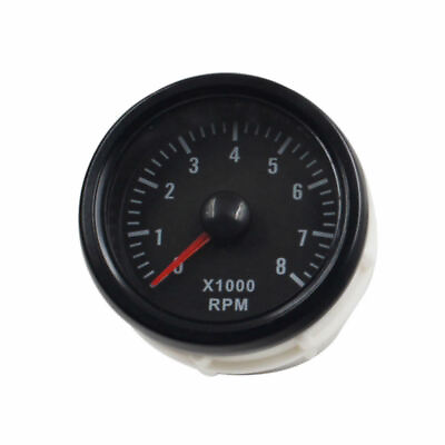 #ad 2 inch 52mm Electrical Tachometer Gauge for 0 8 x1000 RPM LED Display $21.49