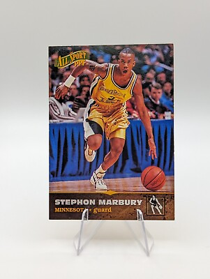 Stephon Marbury 1996 The Score Board All Sport PPF RC #9 Timberwolves $1.79