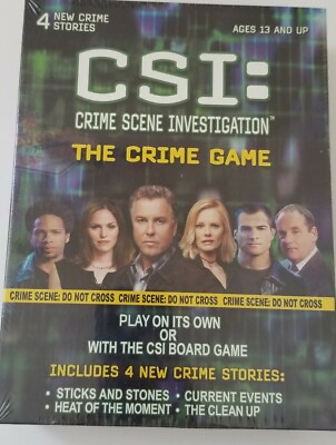 CSI:Crime Scene Investigation The Crime Game New Factory Sealed $10.98