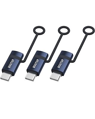 #ad Apple MFi Certified 3 Pack Lightning to USB C Adapter Support 65W PD Fast ... $23.73