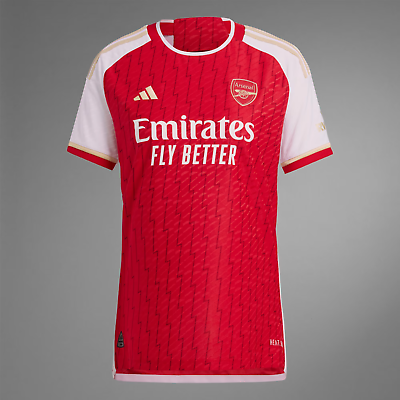 #ad $150 ADIDAS ARSENAL 23 24 HOME AUTHENTIC JERSEY RED MEN#x27;S SIZE SMALL NEW NWT $65.00