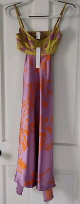#ad NWT HOUSE OF HARLOW 1960 Cut Out Back Maxi Dress Size X Small $89.99