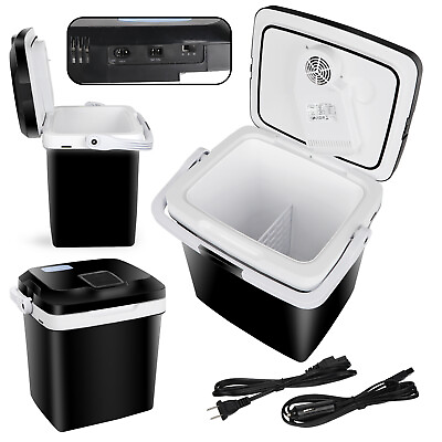 #ad Car Iceless Thermoelectric Cooler Low Noise Electric Refrigerator Mini Fridge12V $67.58