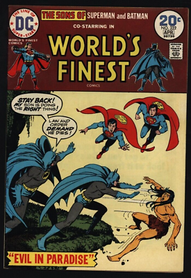 #ad Worlds Finest Comics # 222 Superman Batman FN SA $7.99