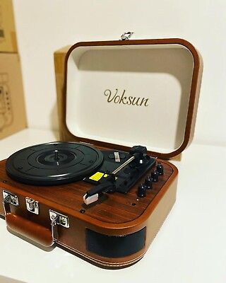 #ad Record Vinyl Player And Bluetooth Speaker Plays All Record Sizes BRAND NEW $44.99