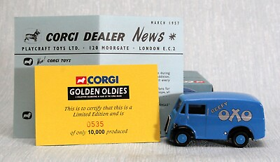 #ad CORGI GOLDEN OLDIES 06202 1.43 MORRIS J VAN OXO LIMITED EDITION BOXED GBP 11.50