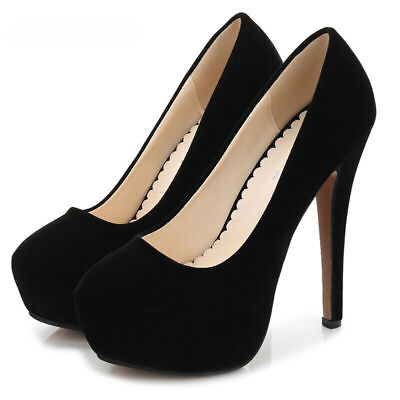 #ad Fashion Women Sexy Pumps Platform High Heels Stilettos Shoes Plus Size 35 46 $62.61