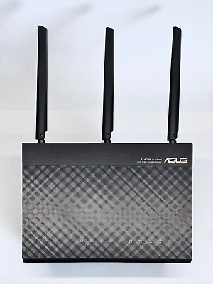 #ad ASUS Wireless AC 1900 Dual Band Gigabit Router Model# RT AC68R Reset amp; Working $39.99