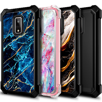 For BLU View 4 View 2 Phone Case Full Body Shockproof Cover w Tempered Glass $10.98
