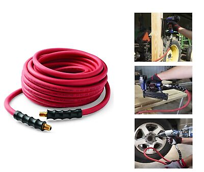 #ad Rubber Air Hose 3 8quot; x 50 Air HoseLight Weight amp; Flexible Heavy Duty Rubber $26.88