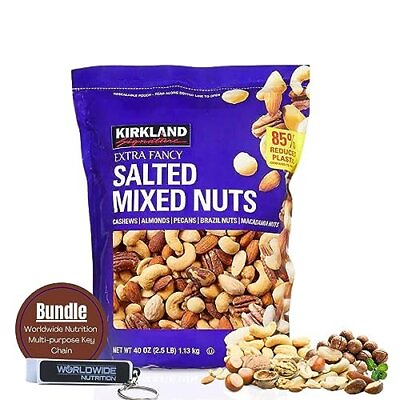 #ad Kirkland Signature Fancy Mixed Nuts of Brazil Nut Macadamia 40oz $29.99