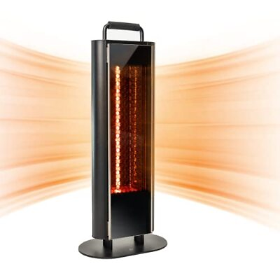 #ad EAST OAK 1200W Patio Heater Under Table Electric Heater with Double Sided Des... $61.93