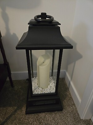#ad Metallic Indoor Outdoor Lantern Heater $49.99