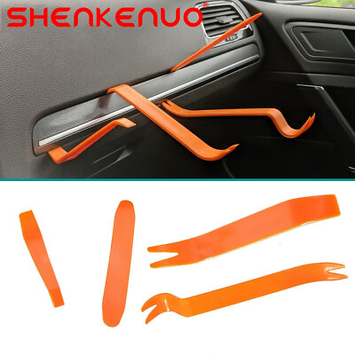 #ad For car truck Plastic Car Panel Pry Tool 4X Kit Door Body Clip Trim Removal Set $10.08