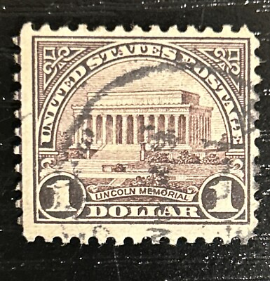 #ad US Stamp: Scott # 571 Lincoln Memorial $1 $2.00