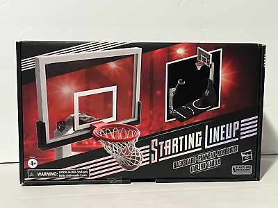 #ad Starting Lineup Basketball Backboard Action Figure Accessory Hasbro NBA Hoop $17.99