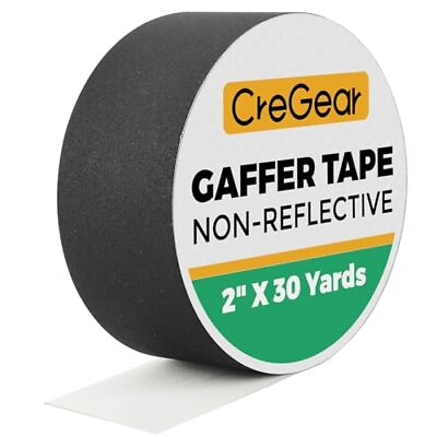 #ad Gaffer Tape 2quot; X 30 Yards，Heavy Duty Non Reflective Matte Finish Tape High ... $18.76