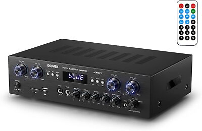 #ad Donner MAMP5 Bluetooth HiFi Power Amplifier Receiver 4 Channel Audio Amp 1000W $89.99