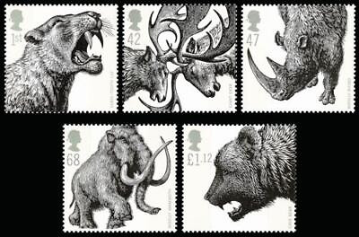 #ad 2006 Ice Age Animals SG2615 2619 MNH UM Stamp Set GBP 5.25