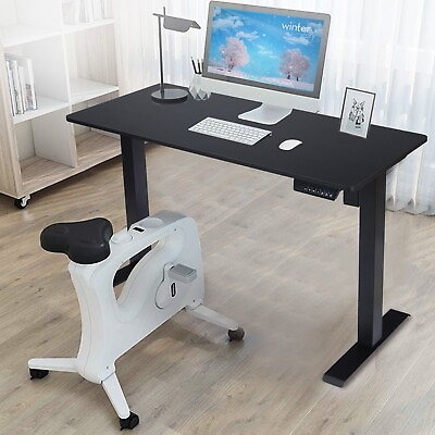 #ad Adjustable Electric Standing Desk Height Home Office Computer Desks $96.29