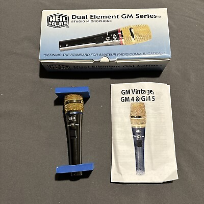 #ad Heil Sound Dual Element GM 5 Ham Radio Microphone $99.98