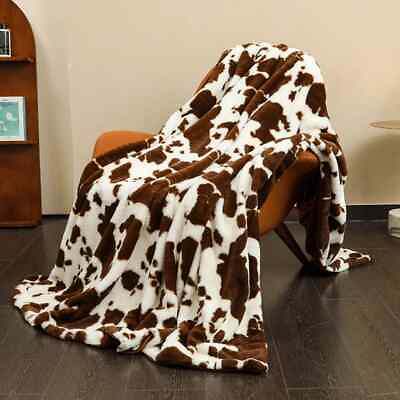 #ad 100% Polyester Printed Double Layer Warm Sofa Blanket Multifunctional Blanket $87.21