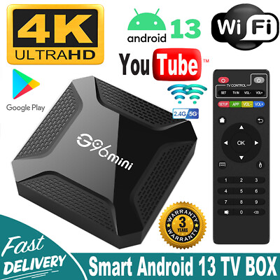 #ad Android 13.0 Smart TV Box 4K HDMI Quad Core HD 2.4G WIFI Media Stream Player $20.99
