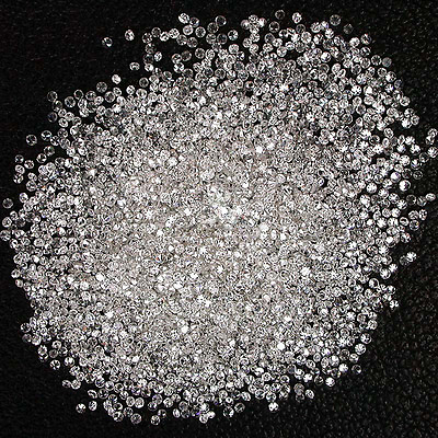 #ad Natural Loose Diamond Round G H Color I1 I3 Clarity 1.00 to 1.10MM 100 Pcs Q08 $139.00