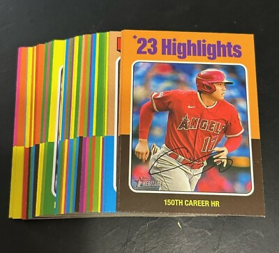 #ad 2024 Topps Heritage LOW # SHORT PRINTS SP Card ##x27;s 1 100 Complete Your Set $2.79