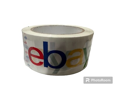 #ad 🔥1 Roll Ebay Branded Packing Tape COLOR 2” x 75” Yard Thick FREE SHIPPING $5.40
