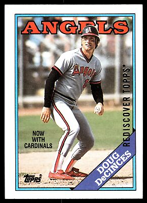 #ad Doug DeCinces St. Louis Cardinals 1988 Topps #446 2017 Rediscover Gold Buyback $3.99