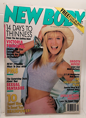 #ad New Body Magazine Sept 1987 Featuring Victoria Principal $11.37