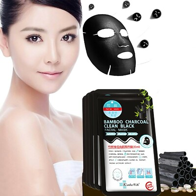 #ad drdong Bamboo Charcoal Clean Black Facial Mask 10 pack $9.99